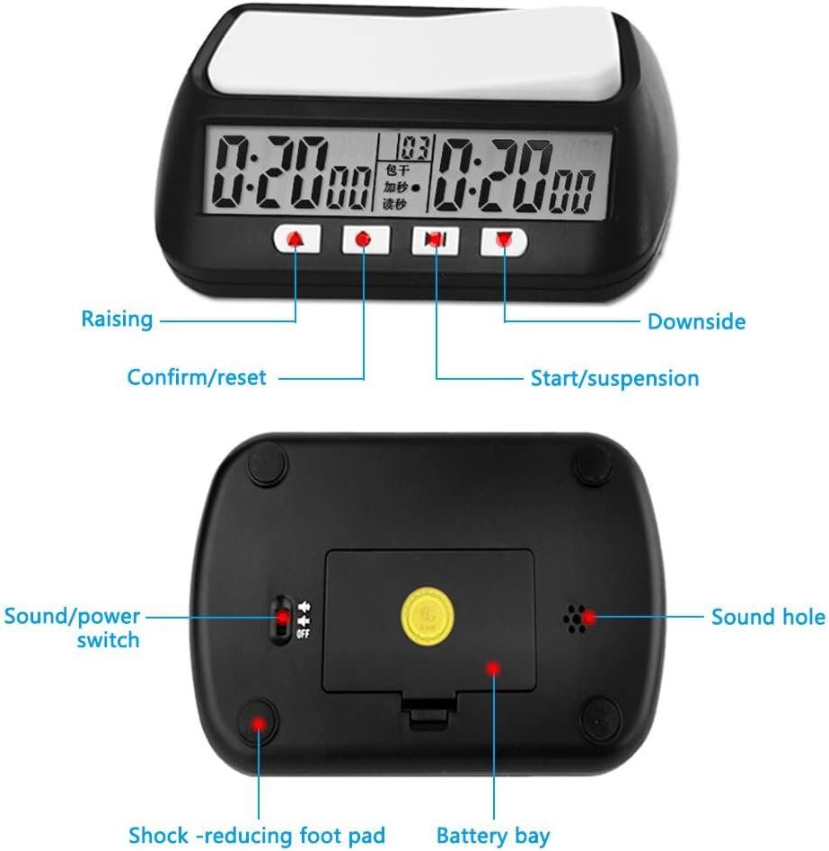 Orologi da terra & Orologi da parete: Professional Digitale Schachuhr – Nuovo e nell'imballaggio originale da Châtelaine venduto da topshop.switzerland 3