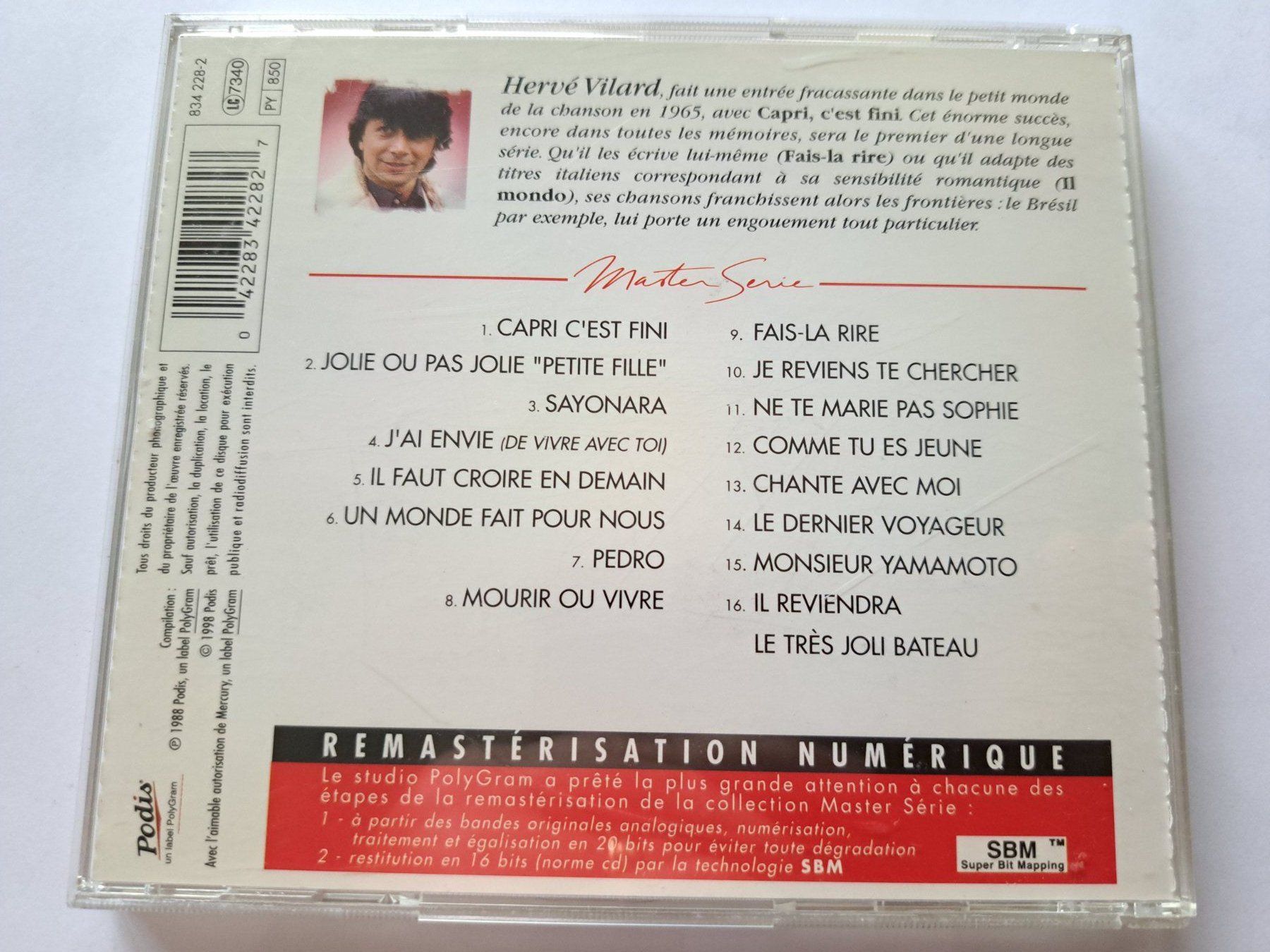 CD: Cd Hervé Villard - Master série – Usato da Pully venduto da bro_n52j 1