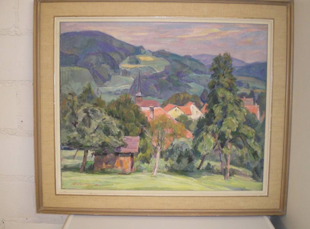 Tableaux: Ölbild von A. Eichenberger – D'occasion à Flims Dorf par momo52ruth