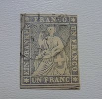 1856 - Strubel 27D - Berner Druck II mit Attest