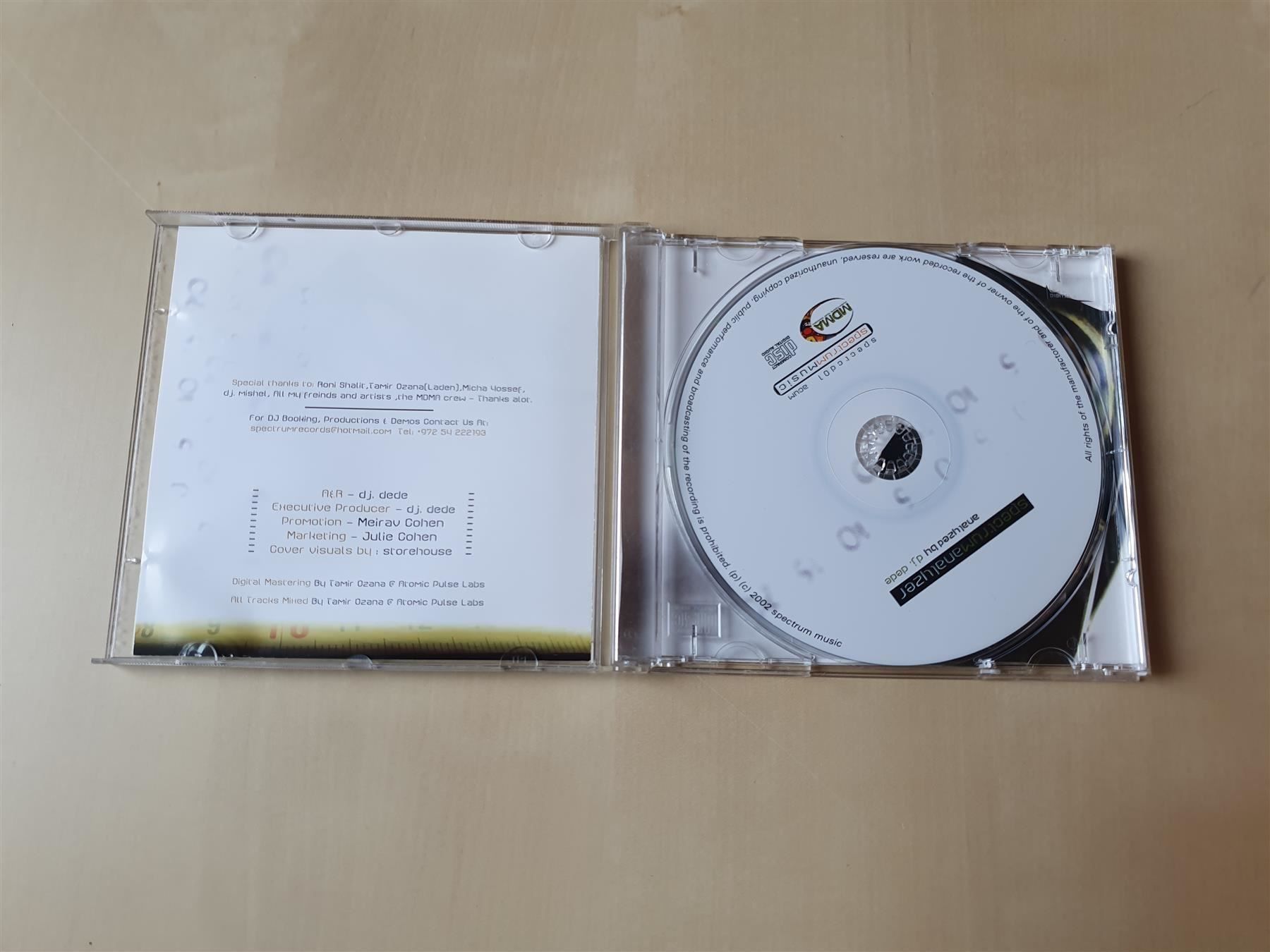CD: Spectrumanalyzer by DJ Dede – Usato da Stansstad venduto da collectorsshop 2