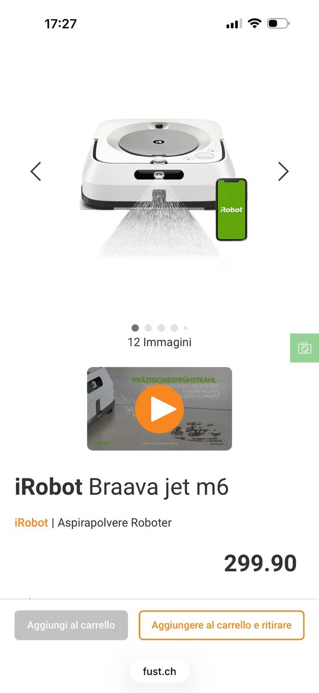 Irobot Aspirapolveri & Accessori: irobot braava jet m6 – Nuovo e nell'imballaggio originale da Romanshorn venduto da ros_f6qg 2