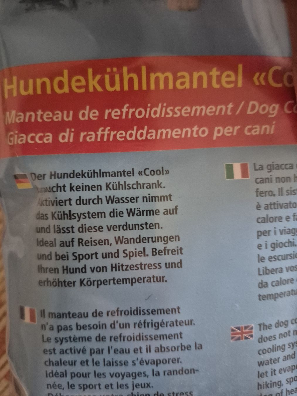 Abbigliamento: Hundekühlmantel Cool – Usato da Volketswil venduto da Ch8604 1