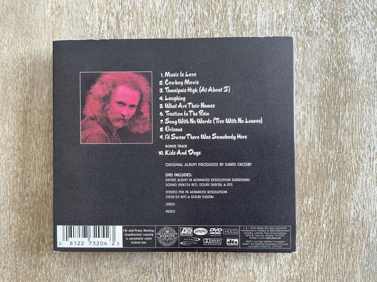 CD: David Crosby - If I Could Only Remember My CD/DVD Surround – Usato da Meilen venduto da tuebli 1