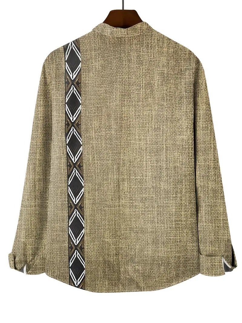 Camicie: Herren Hemd mit Muster, Grösse XL, Neu! – Nuovo e nell'imballaggio originale da Rheinfelden venduto da RAYL-Group 1