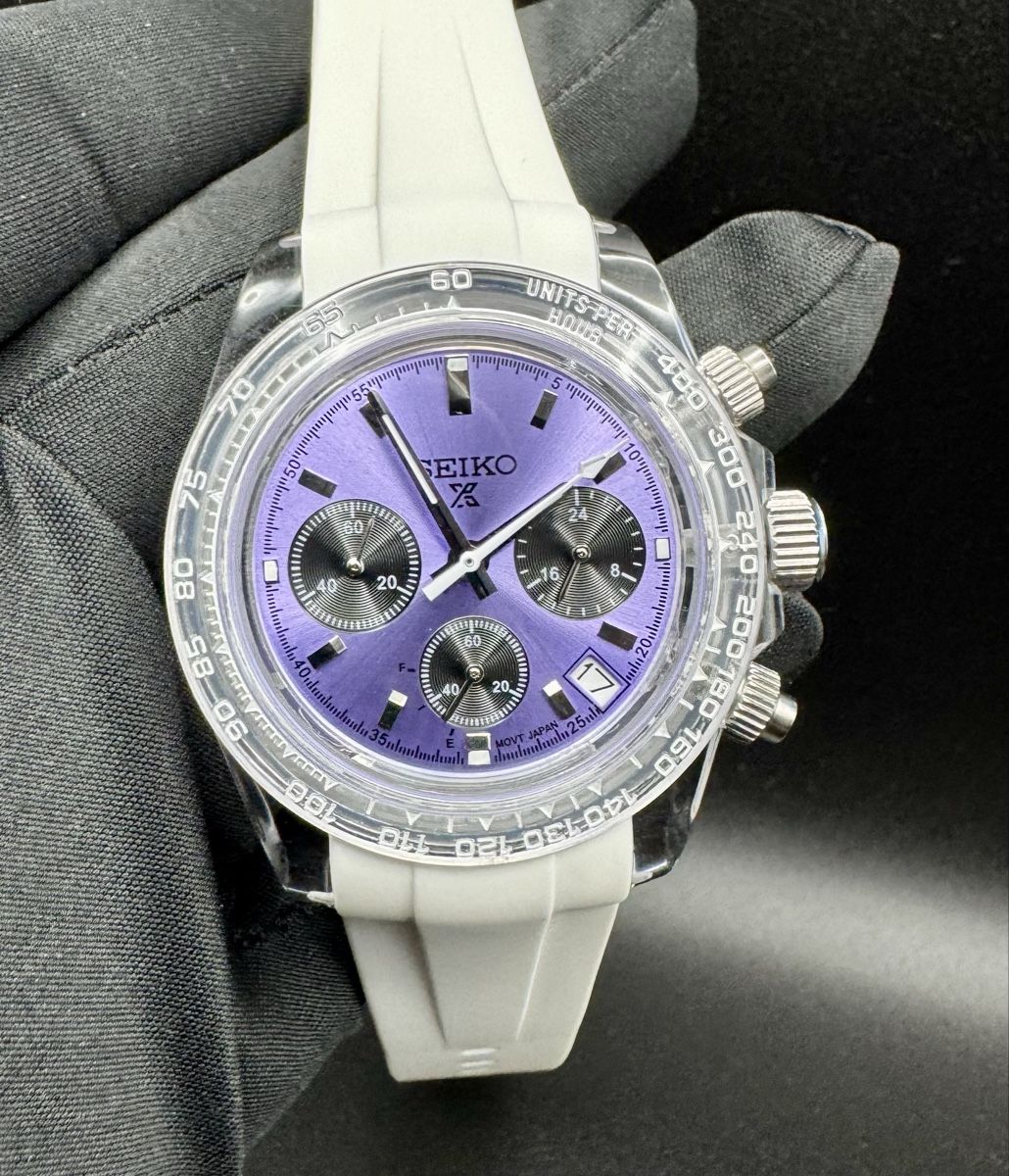 Orologi: Seitona Prospex Purple Chronograph – Nuovo e nell'imballaggio originale da Arnegg venduto da watch-shop 4