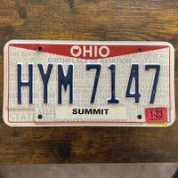 🇺🇸 U.S. Autoschild - Ohio HYM 7147 - ORIGINAL