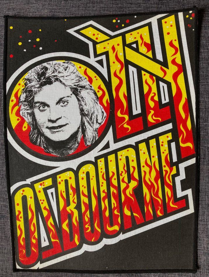 Toppe: Ozzy Osbourne - Backpatch - Rare - Original 80`s Vintage – Nuovo (secondo la descrizione) da Zürich venduto da LustForLive