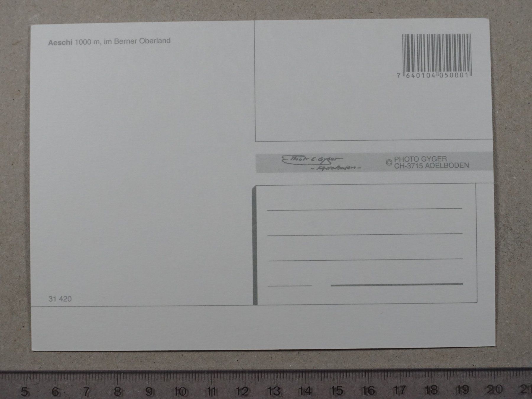 Cartoline postali: Aeschi – Usato da Lenzburg venduto da fh1 1