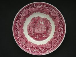 Vintage tiefer Teller ø 22 cm * VISTA RED * MASONS - England