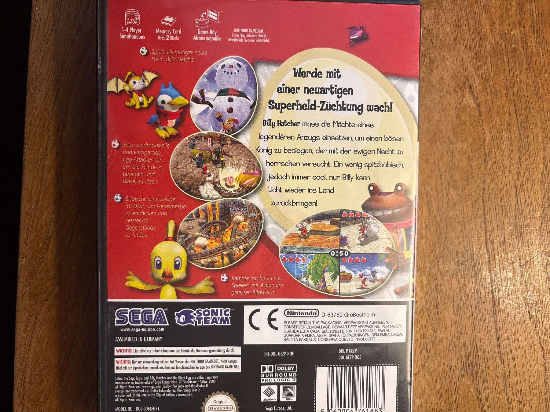Nintendo Giochi: BILLY HATCHER - NINTENDO GAMECUBE – Usato da Zürich venduto da hiddentreasures_zh 3