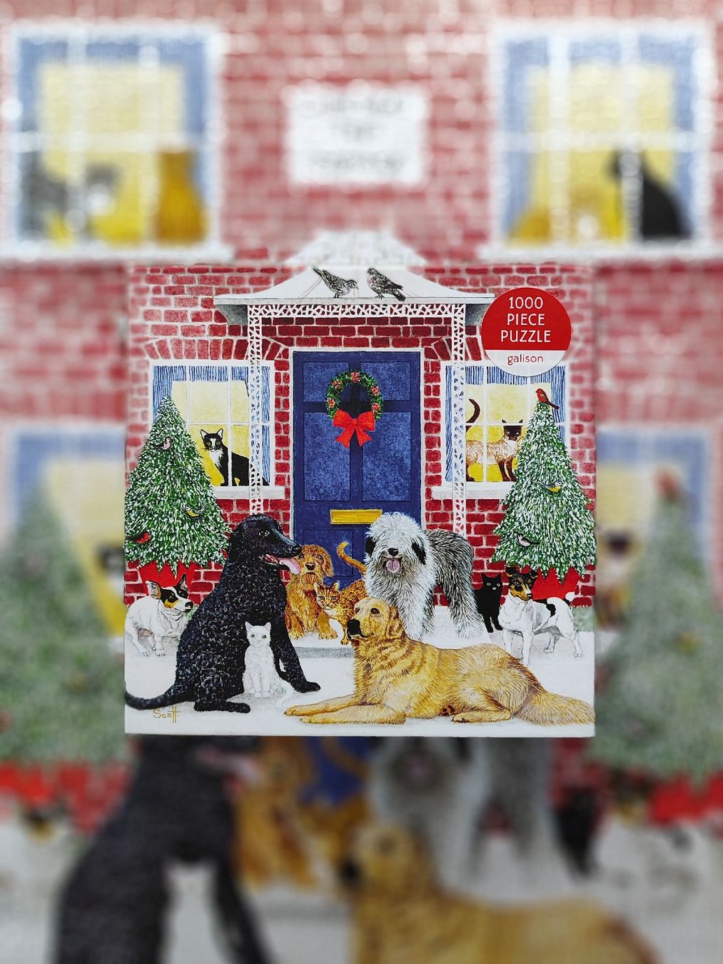 Puzzle: Galison Puzzle 1000 Christmas Cottage – Usato da Illnau venduto da iwo_jyy5