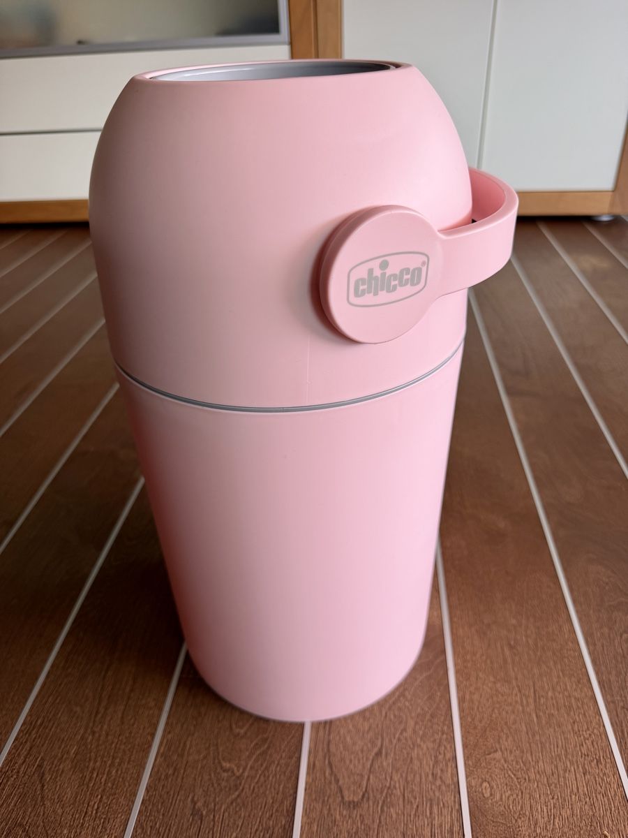 Chicco Cestini per rifiuti: Chicco Windeleimer Odour OFF pink neuwertig – Nuovo (secondo la descrizione) da Engelburg venduto da Annis_Crew 1