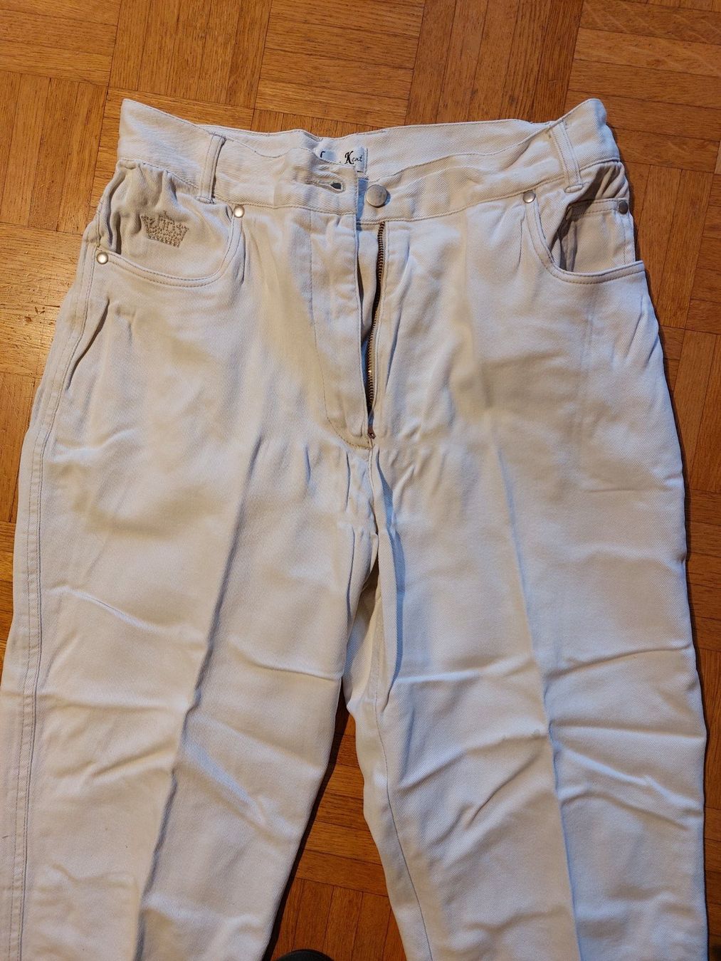 Jeans: Jeans / Hose, Grösse 22, hellbeige – Usato da Escholzmatt venduto da Stern777 1