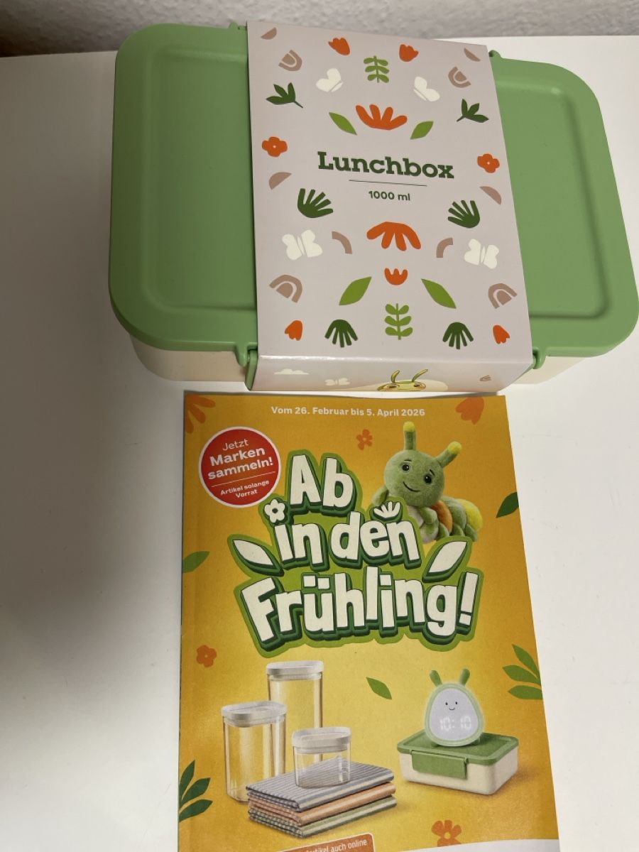 Coop Raccolte di bollini & punti: Coop- Lunchbox 1000ml.Ab in den Frühling – Nuovo e nell'imballaggio originale da Gelterkinden venduto da cobra0110