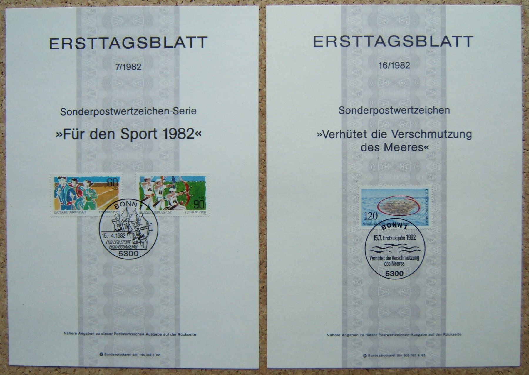 Alle Briefmarken: FDC BERLIN 1985 / ERSTTAGSBLÄTTER SONDERPOSTWERTZEICHEN – Gebraucht aus Brunnen von Nonne04 2