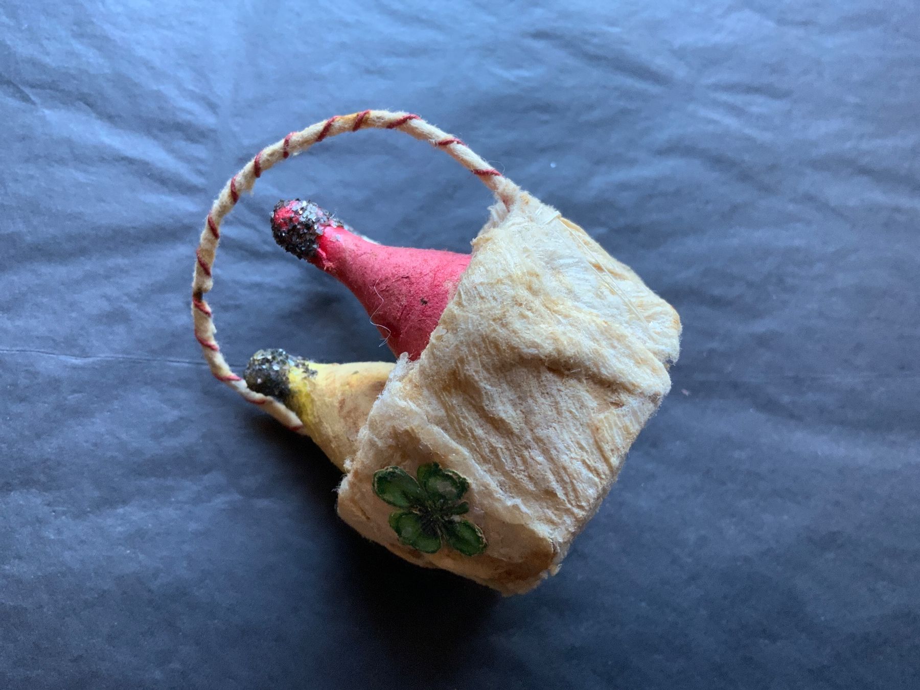 Alle Dekorationen: Alter Weihnachtsschmuck Watte Korb – Gebraucht aus Hofstetten SO von zimtschnitte17 3