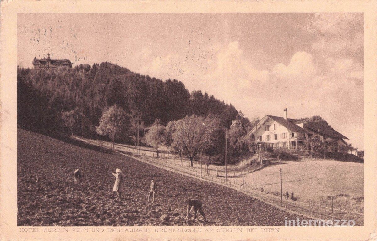 Cartoline postali: Bern // 1919 Hotel Gurten Kulm – Usato da Basel venduto da intermezzo12