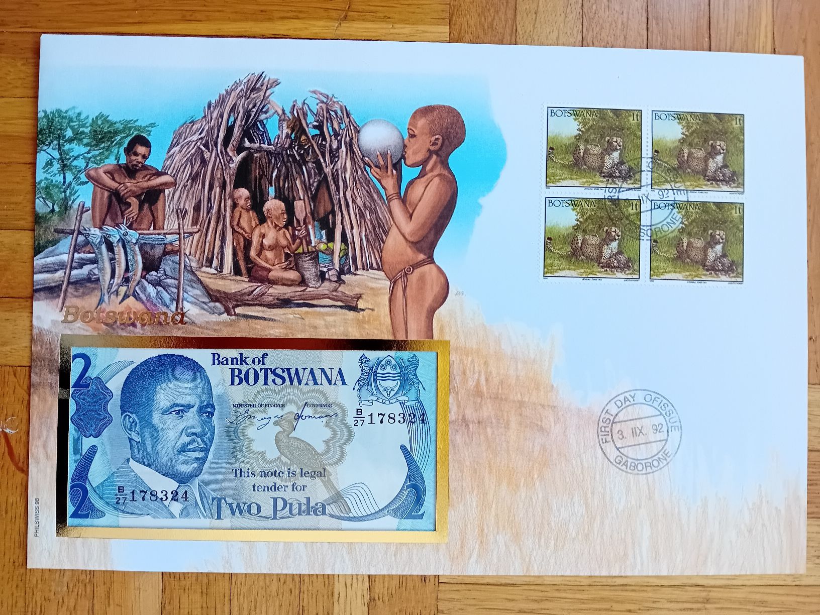 Banconote: Banknotenbrief Botswana – Nuovo (secondo la descrizione) da Muralto venduto da Alex1912