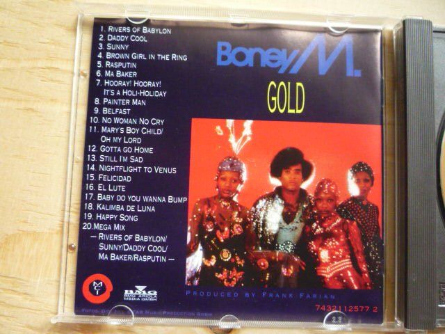 CD: Boney M Gold/20 Super Hits – Usato da Rieden SG venduto da Gant24 2