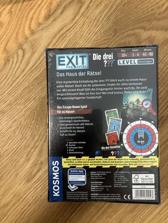 EXIT Das Haus der Rätsel (Neu (gemäss Beschreibung)) in Wermatswil für CHF 7 – mit Lieferung auf kaufen