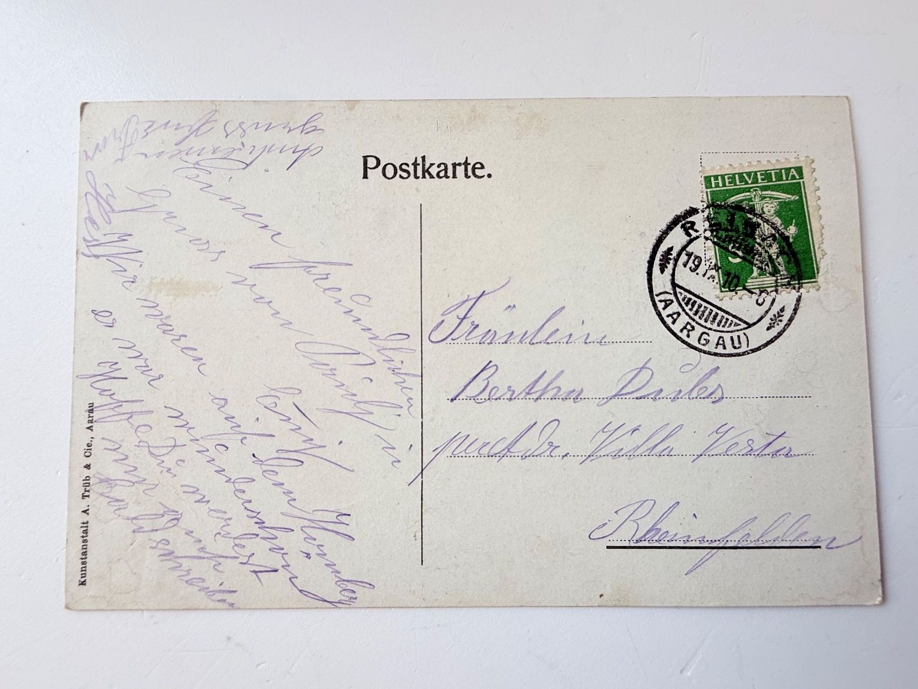 Cartes postales: AK Homberg Kt. Aargau – D'occasion à Zwingen par moje1 1