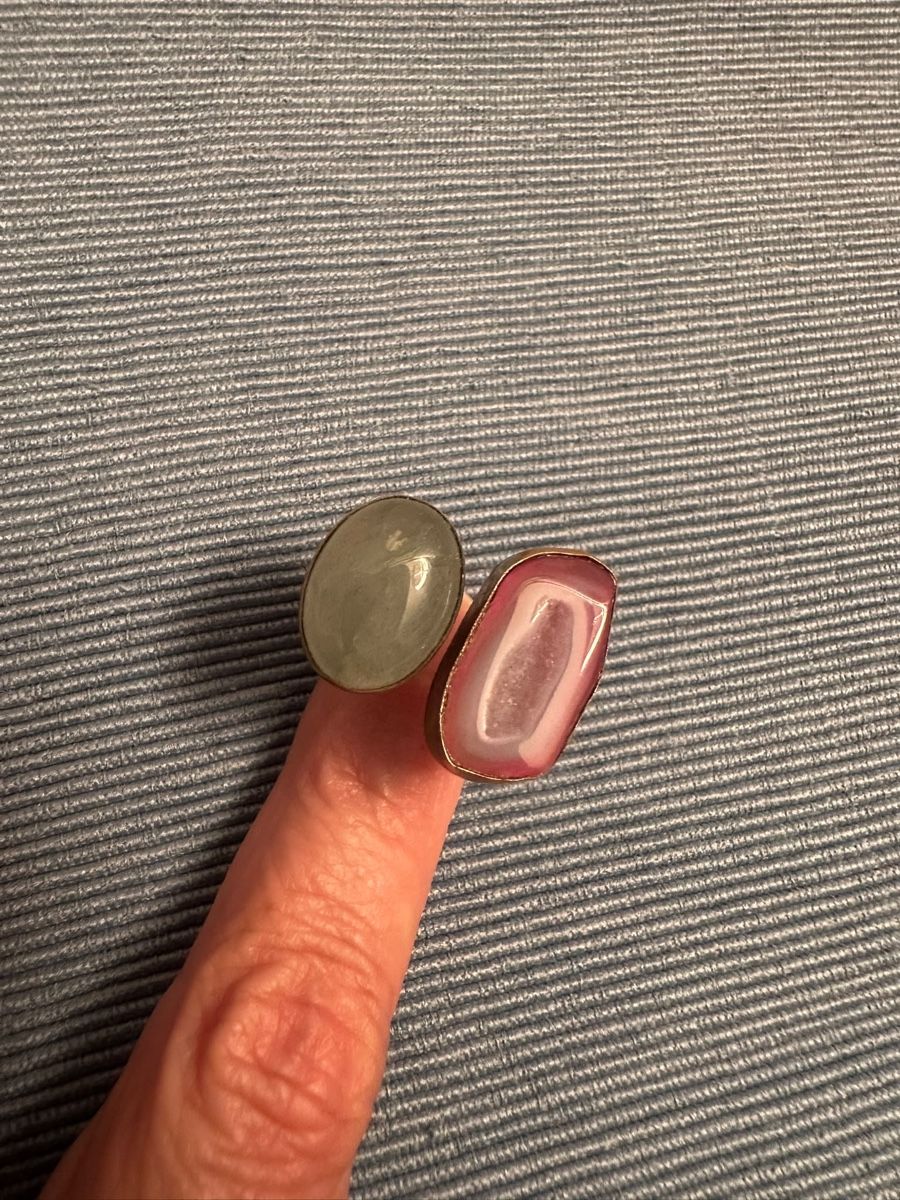 Anelli: Ring mit zwei Steinen, Grösse 53/54,  – Usato da Zürich venduto da iva_9svl 2