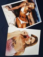 Jennifer Ann Gerber - 2 Autogramme auf Fotos