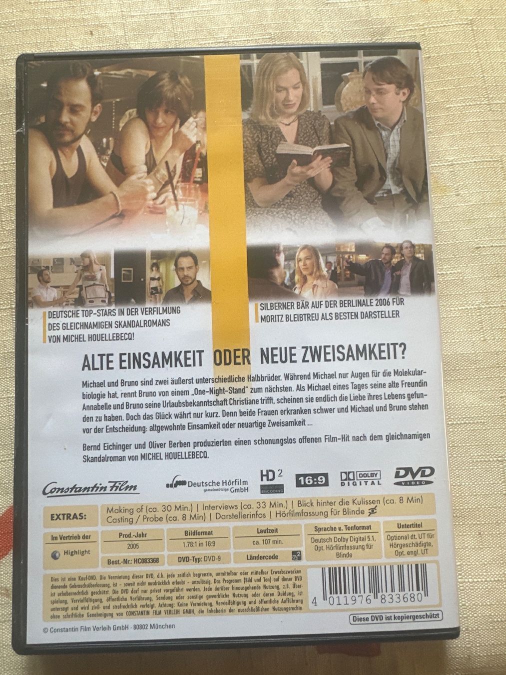 Tutti i DVDs: Elementarteilchen – Usato da Schaffhausen venduto da D-MAC 1
