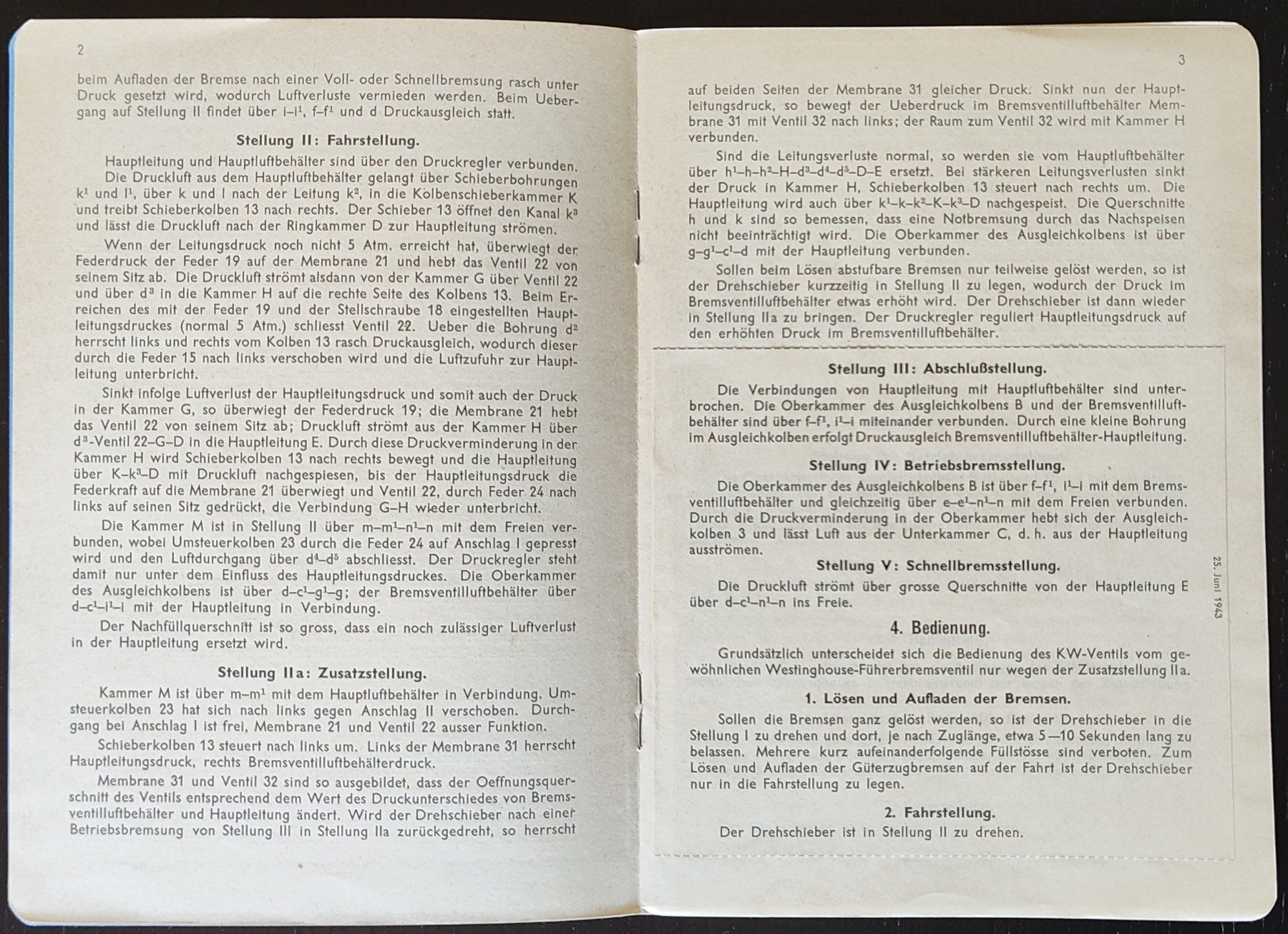 Documenti: Führer-Bremsventil Kradolfer-Weibel 1942 – Usato da Biberist venduto da Slick 2