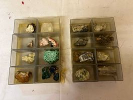 Mineralien Sammlung in Boxen (69)