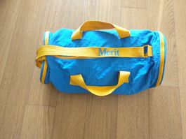 Sporttasche Merit blau-gelb ca. 45 cm lang
