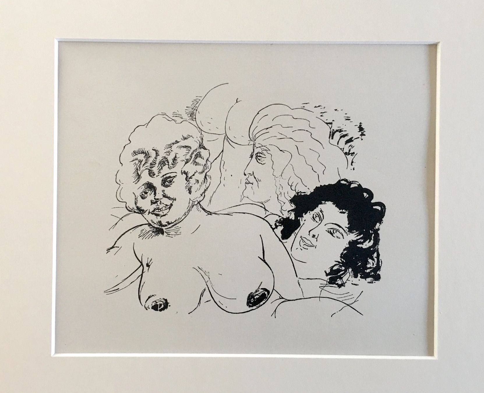 Grafiken & Lithographien: Otto Dix   "Akte"  Strichätzung – Gebraucht aus Nennigkofen von juhit 2