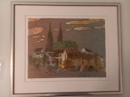 Kunstwerk Marco Richterich Münster, gerahmt