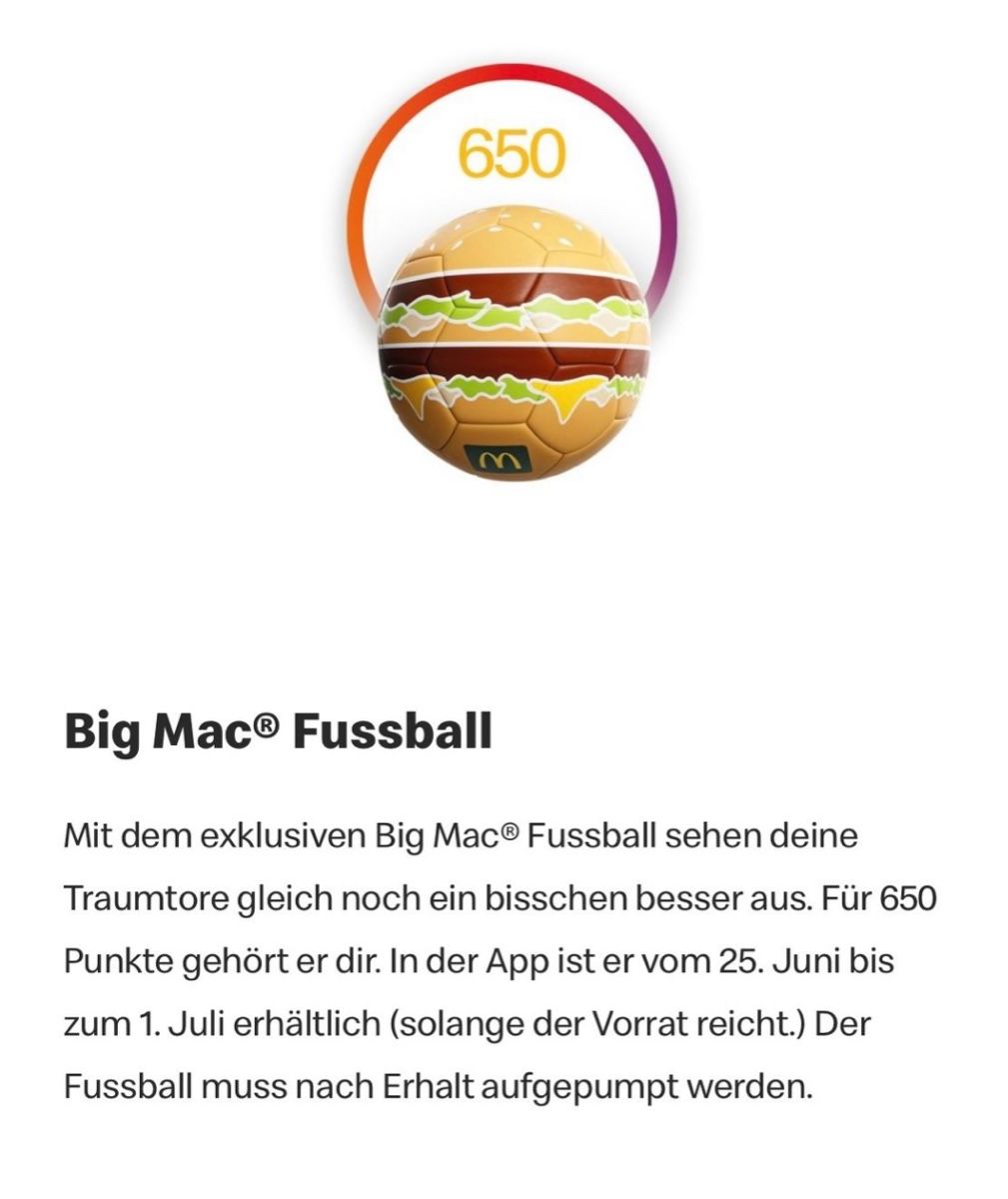 Bälle: BigMac Fussball Original – Neu (gemäss Beschreibung) aus Luzern von lb1_z78v 5