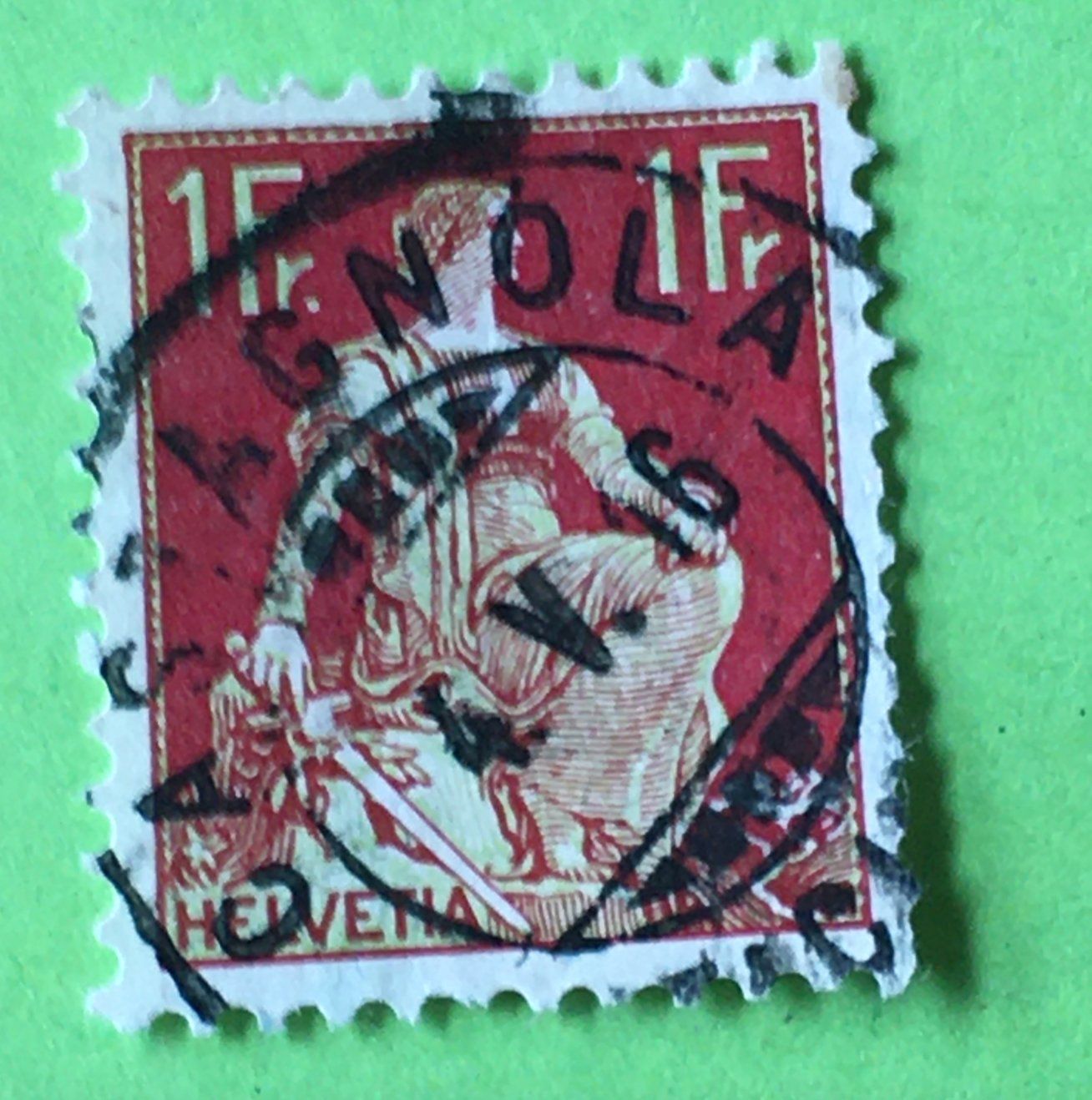 Tutti i francobolli: Helvetia mit Schwert  mit Stempel     – Usato da Aarau venduto da Billa007