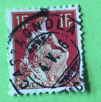 Helvetia mit Schwert  mit Stempel    