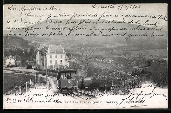 Cartes postales: Geneve, Chemin de fer Electrique du Sal – D'occasion à Berlin par bartko-reher