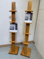 Prospektständer Holz Buche 2 Stk. guter Zustand