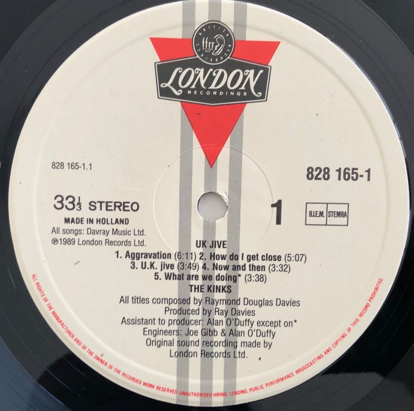 Dischi in vinile: THE KINKS - UK JIVE – Usato da Poliez-Pittet venduto da Newtown-Records 3