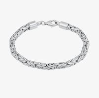 Herrenarmband im Byzantinerstil aus 925er Sterlingsilber