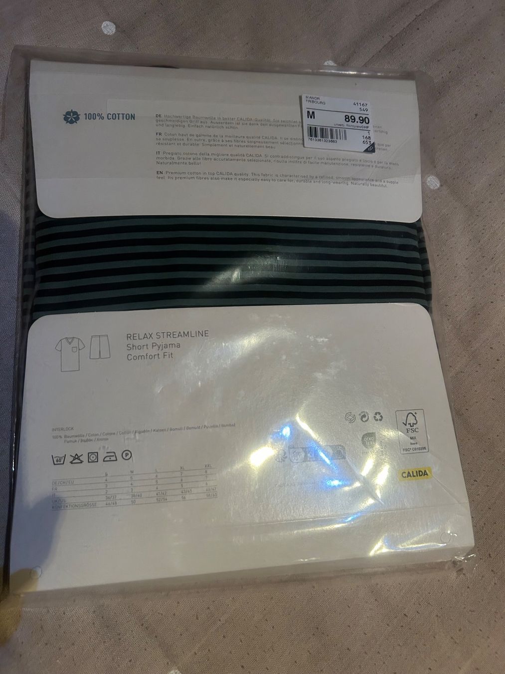 Calida Pyjamas: CALIDA Pyjama kurz Gr. M – Neu und originalverpackt aus Genève von sunandwind 1