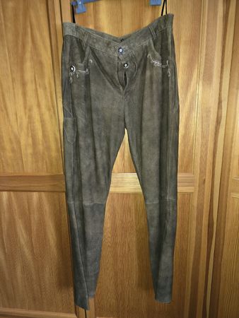 Pantalone uomo vera pelle