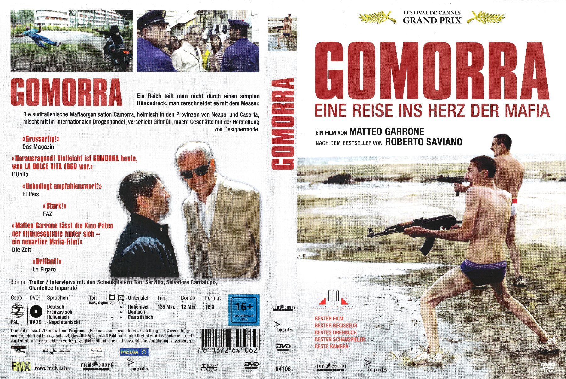 Tutti i DVDs: Gomorra - Eine Reise ins Herz der Mafia – Usato da Zürich venduto da Cineasten
