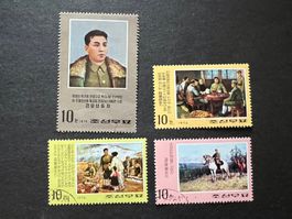 North Korea Revolutionary  Kim Il Sung 1974 gest. (E911)