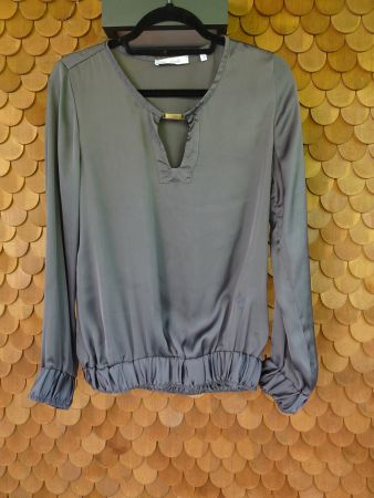 Graue Bluse Emily van den Bergh Gr. 36 - 2407123