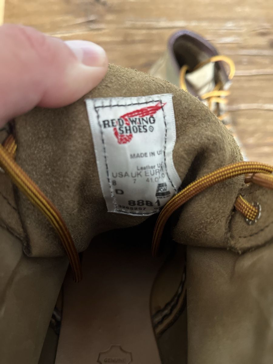 Red Wing Herrenschuhe: Red Wing Moc Toe 8881Olive Mohave – Gebraucht aus Chur von Mbadimeischter 2