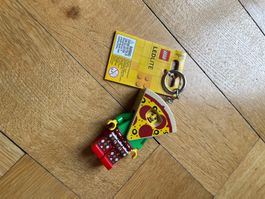 Porte clé lampe Lego Pizza