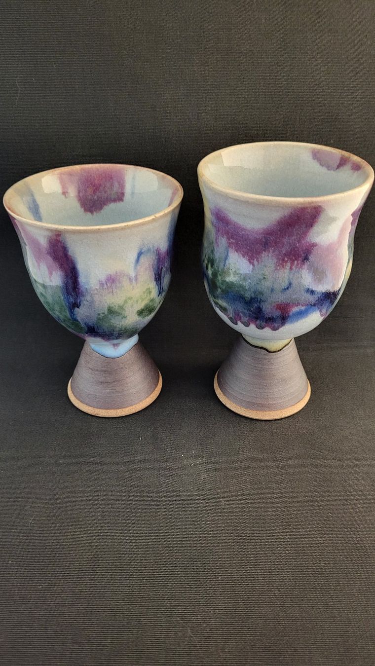 Tasses: 2 Keramik-Kelche SEAWARD POTTERY – D'occasion à Basel par spinne02 2