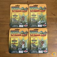 4x TMNT 3-D Trading Fleer Cards Blister von 2003 *NEU*